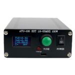 CGJ-100, ATU-100 Accordatore Automatico d’antenna HF 1.8-55MHz/1.8-30MHz con Batteria Integrata, 100W per Stazioni Radio, Radioamatori