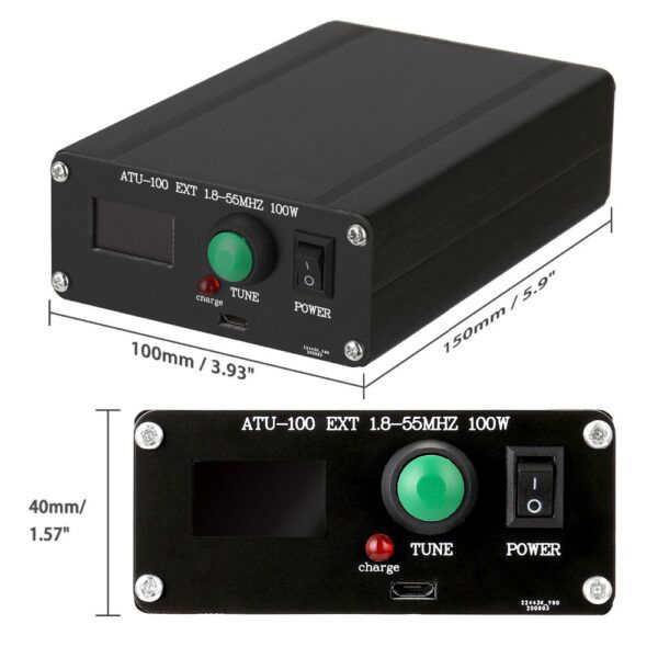 ATU-100 1.8-55Mhz 100W Accordatore Automatico d'Antenna HF con Batteria Integrata 6