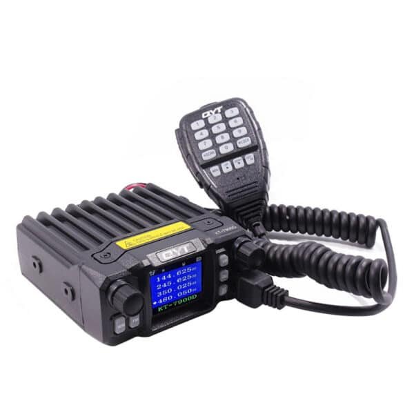 Ricetrasmettitore Veicolare QYT KT-7900D VHF/UHF 25W Quad Band Mobile Radio 2