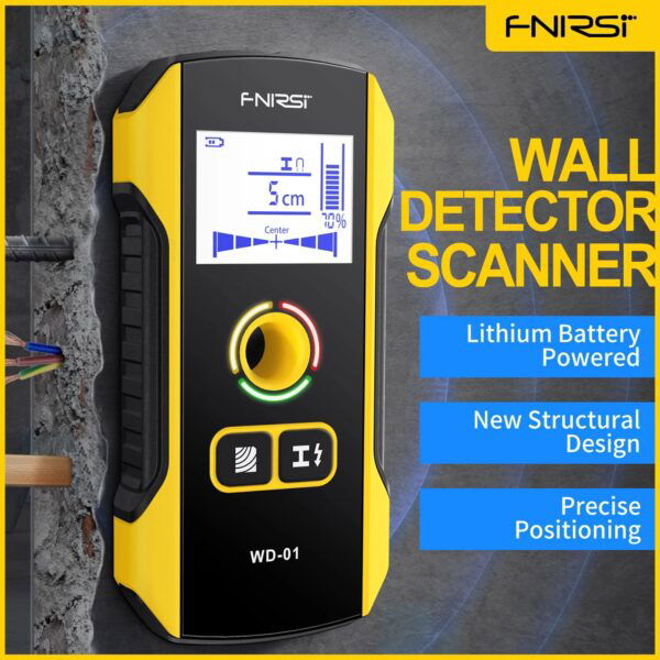 FNIRSI WD-01 Rilevatore di Metallo Cavi Elettrici per Parete, Pavimento, Metal Detector Scanner 2
