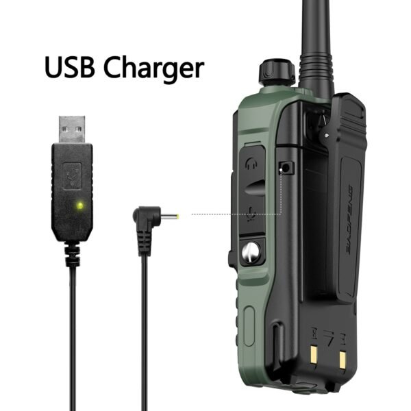 BAOFENG UV-S9 Plus Tri-Band 10W Con Caricatore USB Ricetrasmettitore Portatile VHF/UHF 8