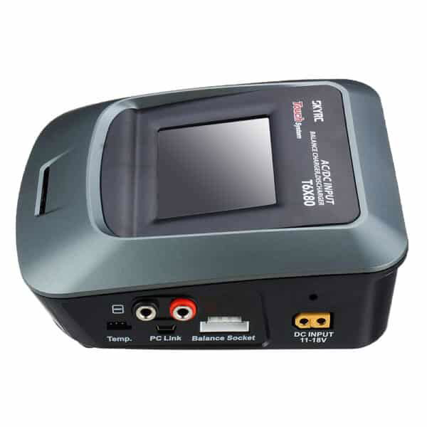 SKYRC T6X80 80W 8A AC/DC LCD Touch Screen Caricabatteria e Scaricatore Professionale per Batterie LiPo/LiFe/Lilon 6