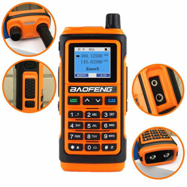 BaoFeng UV-17 Ricetrasmettitore Portatile 5W AM FM VHF/UHF 4