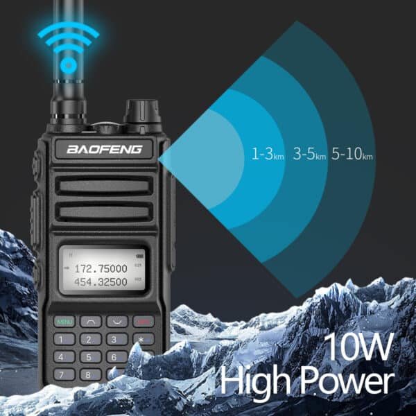Baofeng UV-15R Ricetrasmettitore Portatile 10W 999 Canali Dual Band VHF/UHF 3