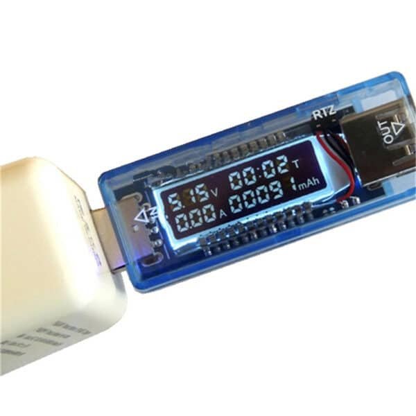 KWS-V20 USB Tester di capacità di tensione di corrente 6
