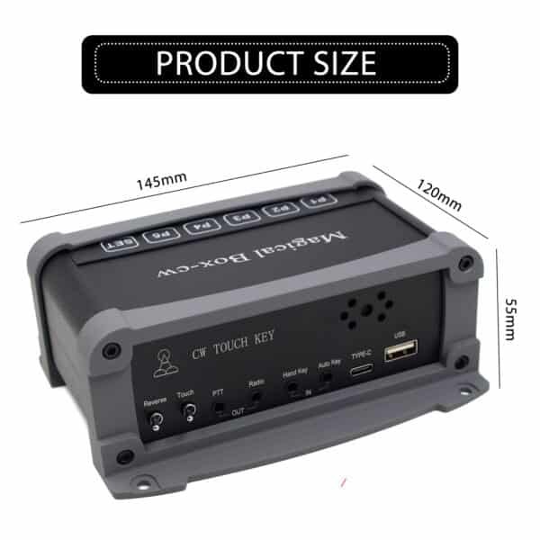 Magical BOX-CW CW Morse Code Tasto Automatico con Memorie e Batteria Ricaricabile 4