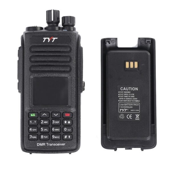 TYT MD-UV390 Ricetrasmettitore Portatile DMR VHF/UHF Dual Band GPS IP67 4