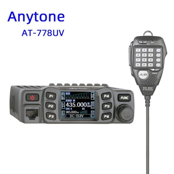 AnyTone AT-779UV Ricetrasmettitore Veicolare VHF UHF Dual Band 1