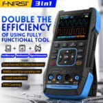 FNIRSI 2C23T Oscilloscopio Multimetro Generatore di Segnali 3IN1 Due Canali 10MHz 50MS/s