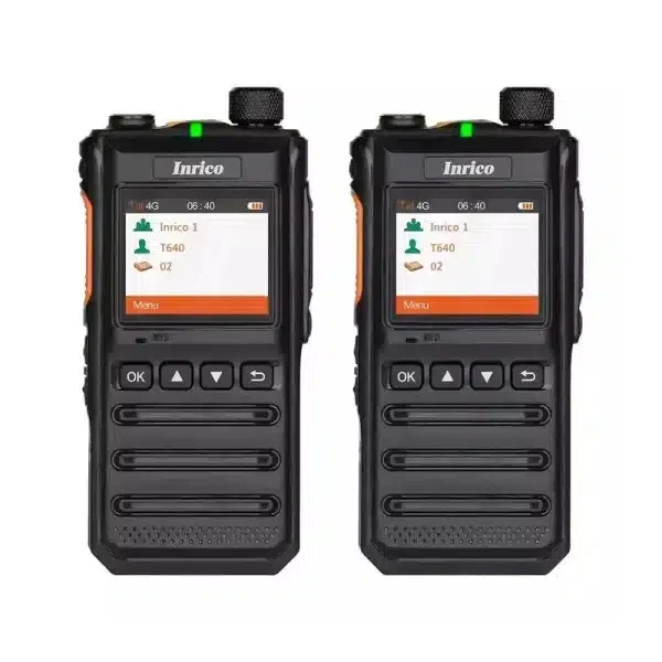 Inrico T640 4G LTE Network Radio Linux system 4000mAh walkie talkie with 1.77inch screen GPS Portable Global Call 5